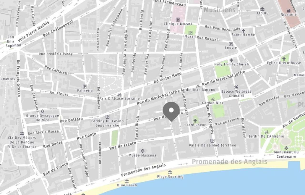 ניס Aparthotel Riviera - 2 Minutes De La Plage - Exceptionnel 2 Chambres Ac - Balcon Meyerbeer 1 מראה חיצוני תמונה