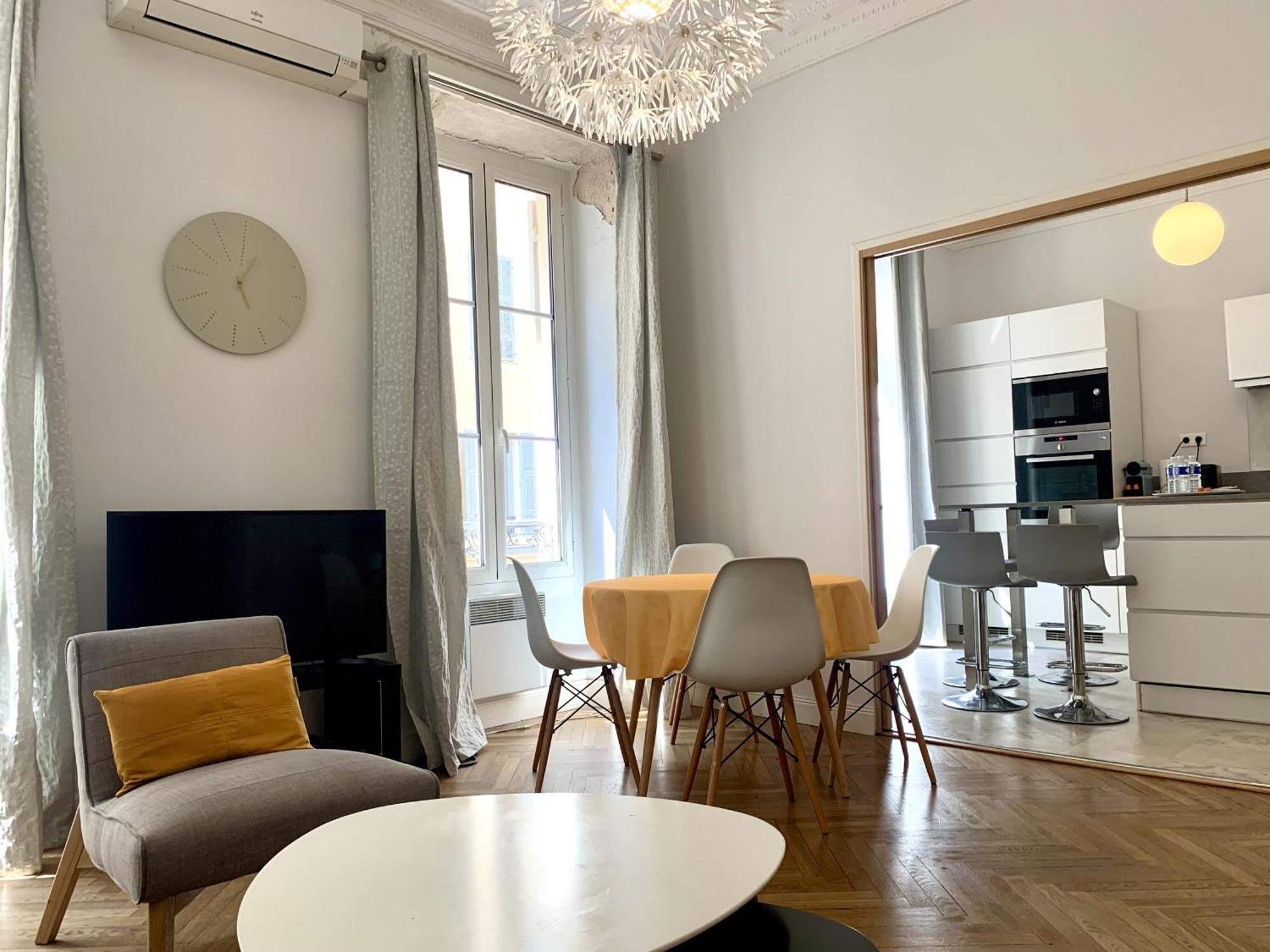 ניס Aparthotel Riviera - 2 Minutes De La Plage - Exceptionnel 2 Chambres Ac - Balcon Meyerbeer 1 מראה חיצוני תמונה
